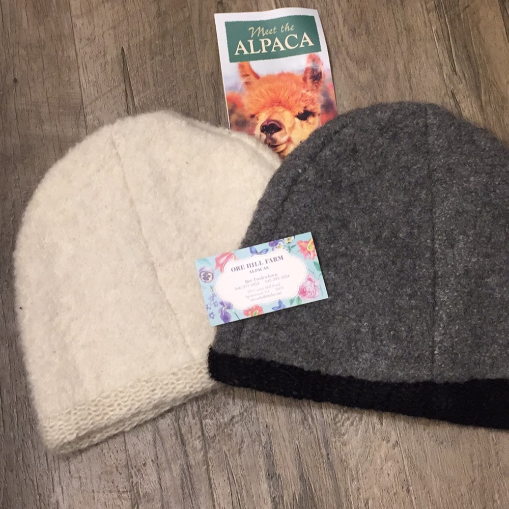100% Alpaca beanies